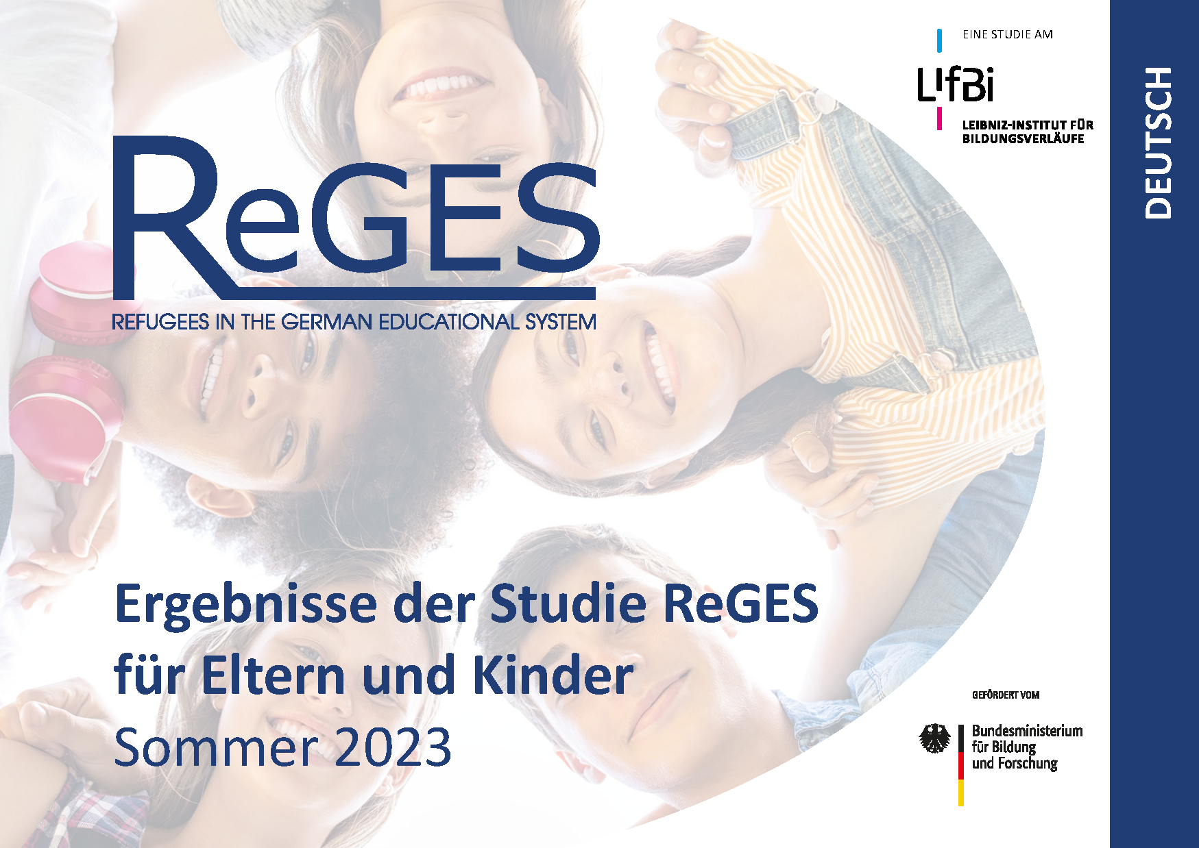 Ergebnisflyer 2023 für junge Schülerinnen und Schüler zur Studie ReGES (Deutsch)